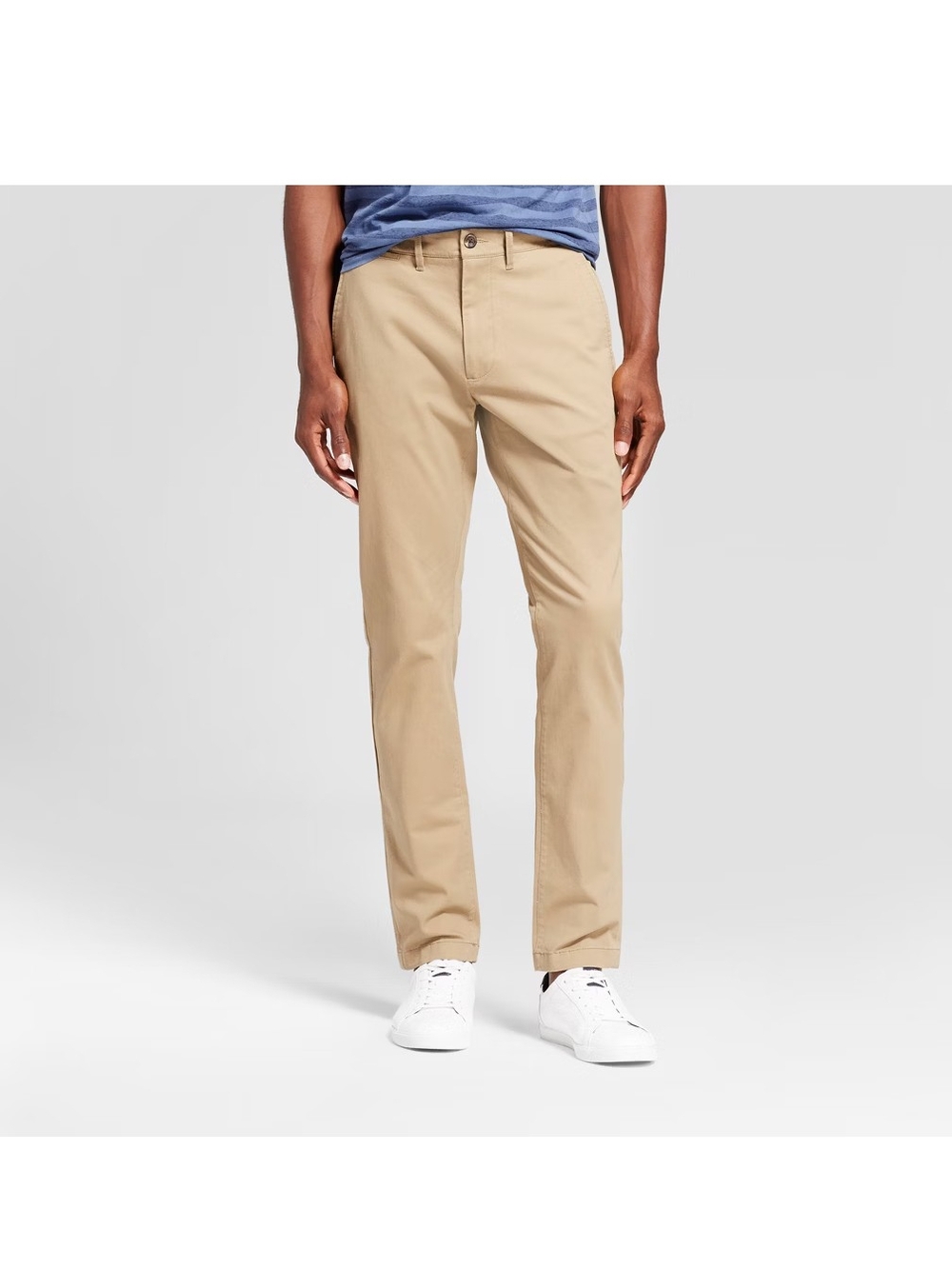 Men's Classic Straight Chino Pants - Khaki